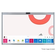 LG 55CT5WN-B One:Quick Works, Μπροστινή όψη με εικόνα που γεμίζει τον χώρο (* Οι εικόνες στην οθόνη είναι προσομοίωση), 55CT5WN-B, thumbnail 1